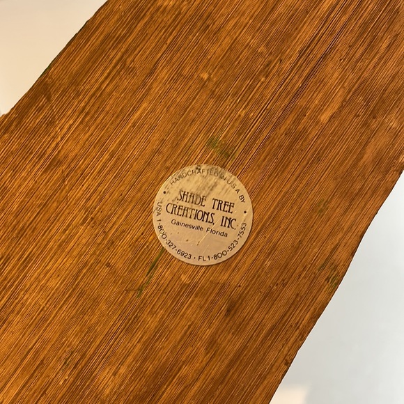 Vintage 92 Cowboy Biker & Lady Shade Tree Shelf Decor Collectible Handcrafted - Picture 9 of 13